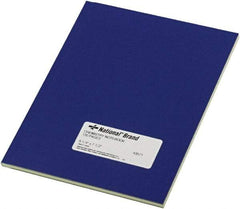 National Brand - 60 Sheet, 12-1/4 x 26", Narrow Chemistry Notebook - Blue - Benchmark Tooling