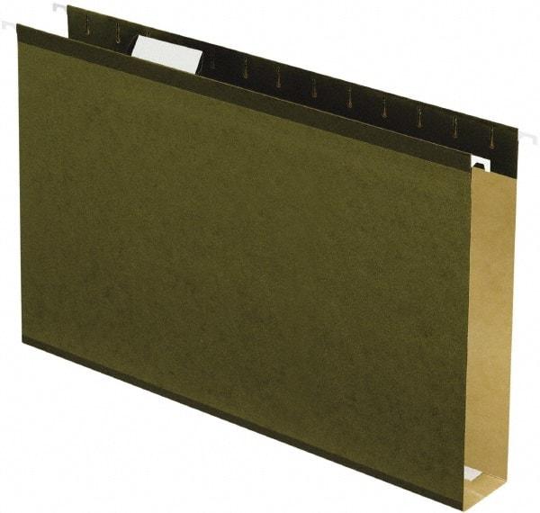 Pendaflex - 9-1/2 x 14-1/2", Legal, Standard Green, Hanging File Folder - 11 Point Stock, 1/5 Tab Cut Location - Benchmark Tooling