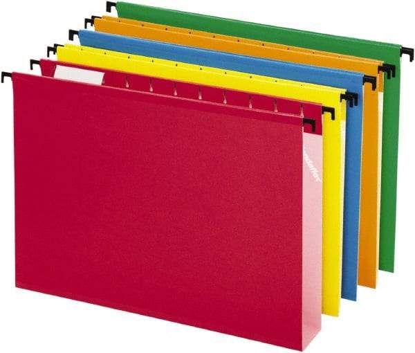 Pendaflex - 8-1/2 x 11", Letter Size, Assorted Colors, Hanging File Folder - 11 Point Stock, 1/5 Tab Cut Location - Benchmark Tooling