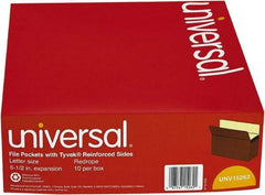 UNIVERSAL - 8-1/2 x 11", Letter Size, Redrope, 5-1/4" Expanding Wallet - Straight Tab Cut Location - Benchmark Tooling