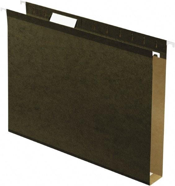 Pendaflex - 8-1/2 x 11", Letter Size, Standard Green, Hanging File Folder - 11 Point Stock, 1/5 Tab Cut Location - Benchmark Tooling