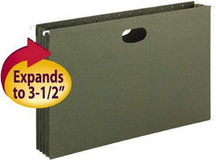 SMEAD - 9-1/2 x 14-1/2", Legal, Standard Green, Hanging File Folder - 11 Point Stock - Benchmark Tooling