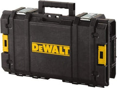 DeWALT - 1 Piece, Black Suitcase - 13-1/4" Deep x 6-1/4" High x 21-3/4" Wide, Storage Pockets, (4) Deep Large Cups - Benchmark Tooling