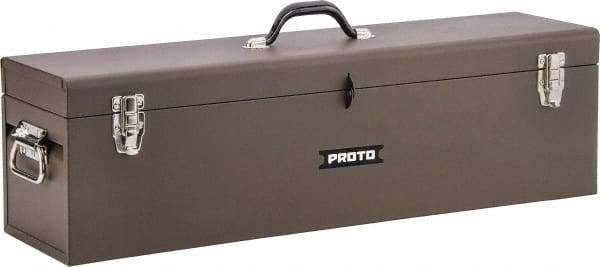 Proto - Tool Box - 20" Wide x 8-1/2" Deep x 9-1/2" High, Steel, Safety Red - Benchmark Tooling