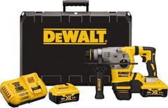 DeWALT - 20 Volt 1-1/8" SDS Plus Chuck Cordless Rotary Hammer - 0 to 4,480 BPM, 0 to 1,500 RPM, Reversible - Benchmark Tooling