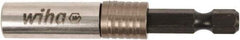 Wiha - 1/4" Insert, Hex Drive Bit Adapter - Quick Release, 1-1/2" OAL - Benchmark Tooling