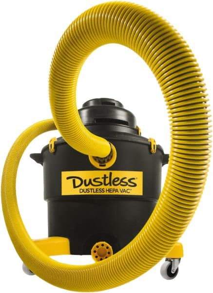 Dustless Technologies - 16 Gal, Plastic Tank, Vacuum - 5 hp, 11.5 Amps - Benchmark Tooling