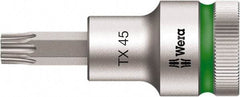 Wera - 1/2" Drive, T60 Torx Bit Socket - 5-33/64" OAL - Benchmark Tooling