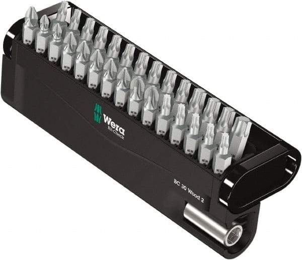 Wera - Posidriv Bit Set - 1/4" Drive - Benchmark Tooling