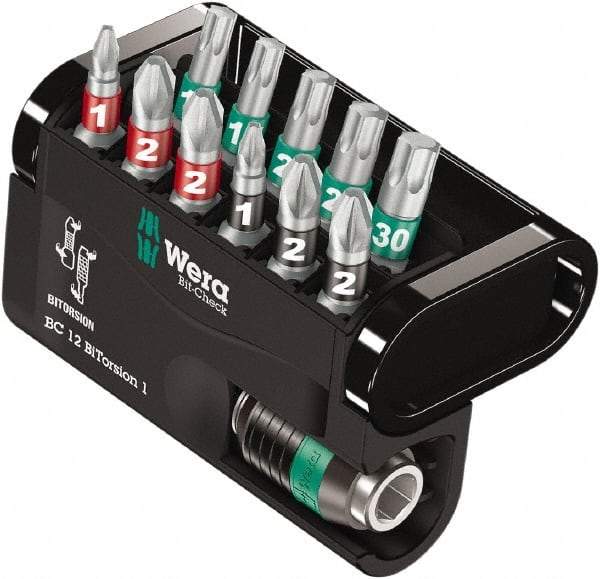 Wera - Posidriv Bit Set - 1/4" Drive - Benchmark Tooling