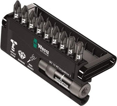 Wera - Posidriv Bit Set - 1/4" Drive - Benchmark Tooling