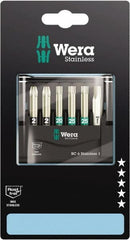 Wera - Posidriv Bit Set - 1/4" Drive - Benchmark Tooling