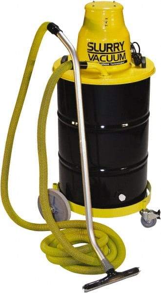 Dustless Technologies - 55 Gal, Steel Tank, Wet, Slurry Vacuum Cleaner - 12.6 Amps - Benchmark Tooling