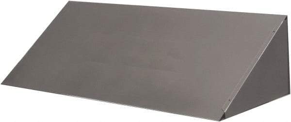 Durham - 33-3/4" Wide x 8-5/8" High, Gray Bin Cover - Use with 12" Deep Bins - Benchmark Tooling