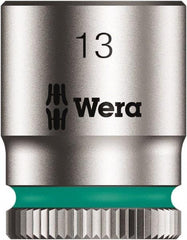 Wera - 1/4" Drive, Shallow Socket - 6 Points, 17/24" OAL - Benchmark Tooling