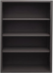 Durham - 3 Shelves, 3,600 Lb Capacity, Closed Shelving System - 48" Wide x 24" Deep x 60" High, Gray - Benchmark Tooling