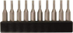 Wiha - 3mm Blade, 5/32" Drive Slotted Screwdriver Bit - 1-7/64" OAL - Benchmark Tooling