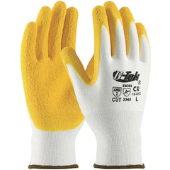 PIP - Size L, ANSI Cut Lvl A2, Puncture Lvl 3, Abrasion Lvl 3, Latex Coated PolyKor Cut Resistant Gloves - Benchmark Tooling