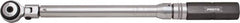 Proto - 3/8" Drive Click Type Torque Wrench - 10 Ft/Lb to 100 Ft/Lb Torque, 16-9/16" OAL, 1 Ft/Lb Graduation, Pear Head - Benchmark Tooling