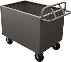 Durham - 2,000 Lb Load Capacity, Steel Box Truck - 48" Wide x 24" Long x 29-1/2" High, Gray - Benchmark Tooling