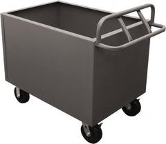 Durham - 2,000 Lb Load Capacity, Steel Box Truck - 48" Wide x 30" Long x 29-1/2" High, Gray - Benchmark Tooling