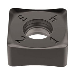 Seco - SNMU120410 M10 Grade MS2500 Carbide Milling Insert - TiCN/Al2O3 Finish, 13/64" Thick, 12mm Inscribed Circle, 1mm Corner Radius - Benchmark Tooling