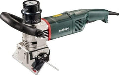 Metabo - 0 to 90° Bevel Angle, 5/8" Bevel Capacity, 12,000 RPM, 900 Power Rating, Electric Beveler - 14.2 Amps, 1/4" Min Workpiece Thickness - Benchmark Tooling