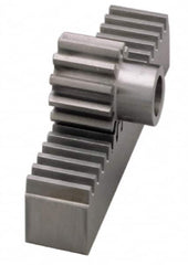 Boston Gear - 1" Face Width, 6 Feet Long, 5/8" Thick Steel Gear Rack - 10 Pitch - Benchmark Tooling