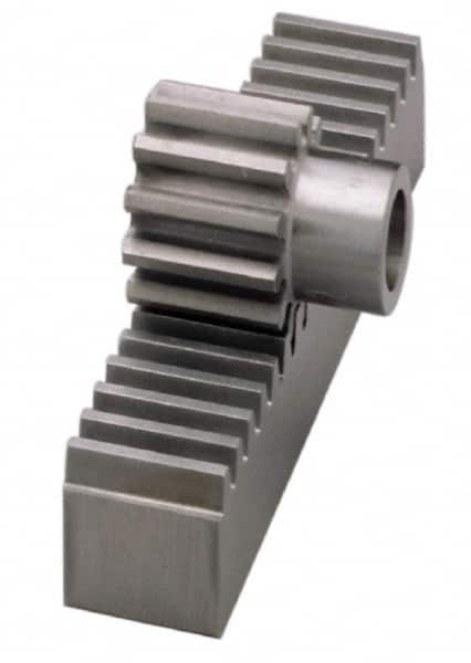 Boston Gear - 1/2" Face Width, 6 Feet Long, 1/2" Thick Steel Gear Rack - 16 Pitch - Benchmark Tooling