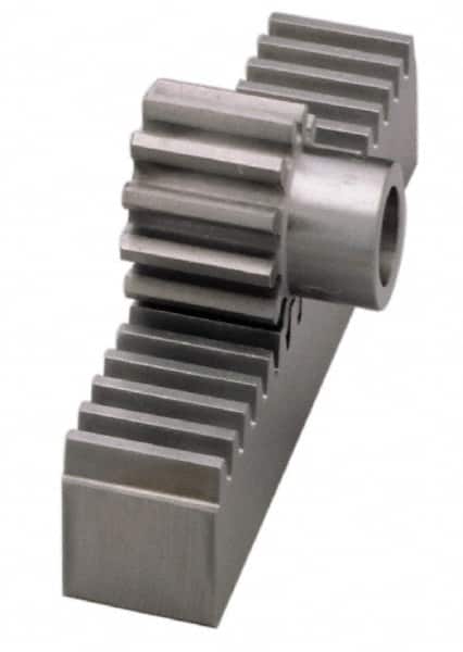 Boston Gear - 1-3/4" Face Width, 6 Feet Long, 1-1/4" Thick Steel Gear Rack - 5 Pitch - Benchmark Tooling