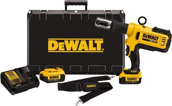 DeWALT - 4 Ton Electric Crimper - Includes DCE200, (2) DCB204, DCE115, Shoulder Strap - Benchmark Tooling