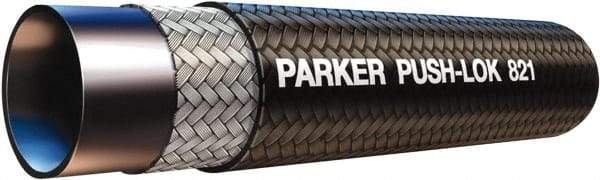 Parker - 1/2" ID CTL Push-on Air Hose - 300 Working psi, -40 to 212°F, Black - Benchmark Tooling