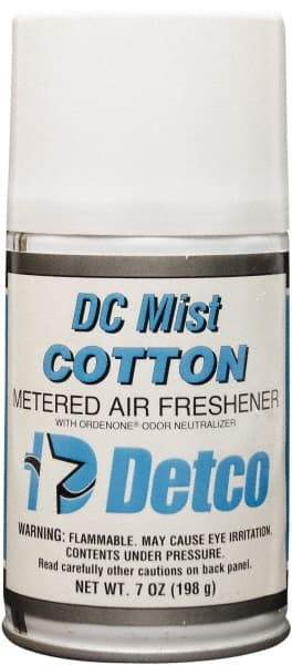 Detco - 7 oz Air Freshener Dispenser Refill - Cotton, Compatible with EQD004 - Benchmark Tooling