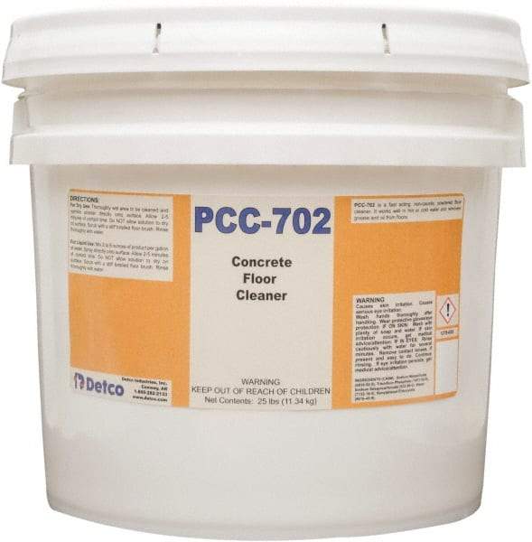 Detco - 25 Lt Pail Cleaner - Use on Concrete - Benchmark Tooling