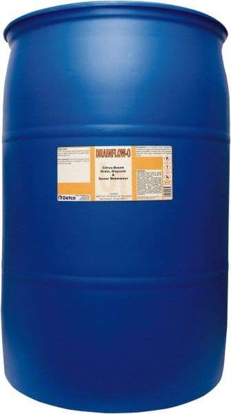 Detco - 55 Gal Liquid Drain Cleaner - Citrus Scent, Drum - Benchmark Tooling