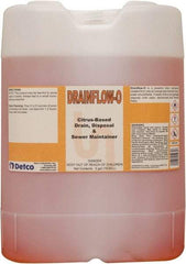 Detco - 5 Gal Liquid Drain Cleaner - Citrus Scent, Drum - Benchmark Tooling