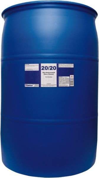 Detco - 55 Gal Drum Mint Glass Cleaner - Use on Glass - Benchmark Tooling