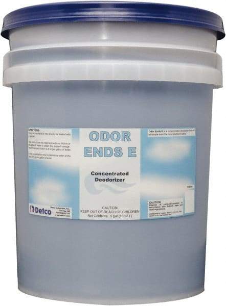 Detco - 5 Gal Pail Deodorizer - Liquid, Unscented, Concentrated, Environmentally Safe - Benchmark Tooling