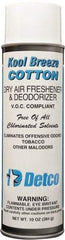 Detco - 20 oz Aerosol Can Deodorizer - Aerosol, Cotton Scent, Environmentally Safe - Benchmark Tooling