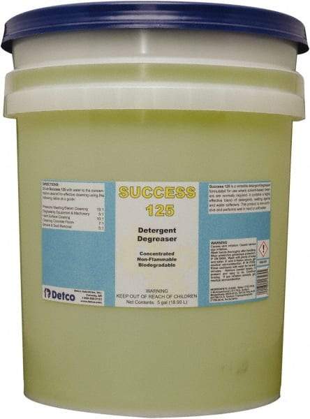 Detco - 5 Gal Bucket Cleaner/Degreaser - Liquid, Butyl-Based, Unscented - Benchmark Tooling