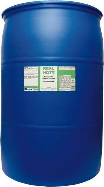 Detco - 55 Gal Drum Cleaner/Degreaser - Liquid, Alkaline, Unscented - Benchmark Tooling