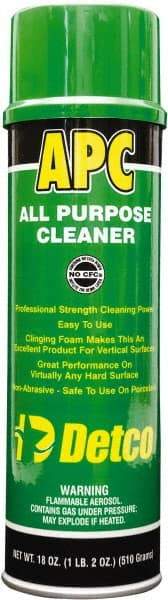 Detco - 20 oz Aerosol All-Purpose Cleaner - Aerosol, Butyl-Based, Lemon - Benchmark Tooling