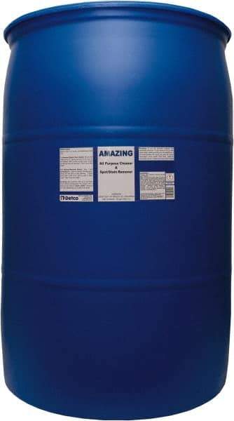 Detco - 55 Gal Drum Spot/Stain Cleaner - Liquid, Butyl-Based, Unscented - Benchmark Tooling