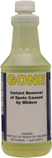 Detco - 32 oz Bottle Mildew Remover - Liquid, Water-Based, Unscented - Benchmark Tooling