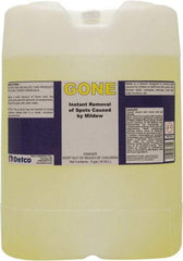 Detco - 5 Gal Drum Mildew Remover - Liquid, Water-Based, Unscented - Benchmark Tooling