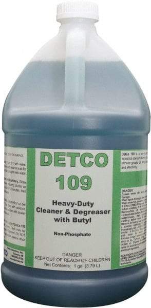 Detco - 1 Gal Bottle Cleaner/Degreaser - Liquid, Butyl-Based, Unscented - Benchmark Tooling