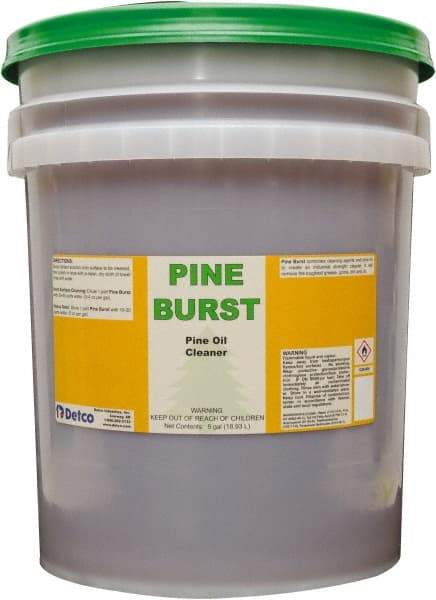 Detco - 5 Gal Bucket All-Purpose Cleaner - Liquid, Water-Based, Pine - Benchmark Tooling