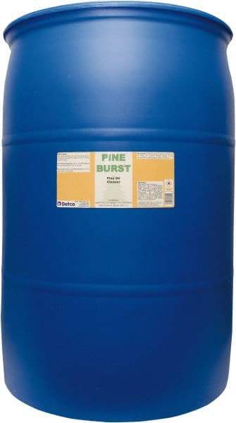 Detco - 55 Gal Drum All-Purpose Cleaner - Liquid, Water-Based, Pine - Benchmark Tooling