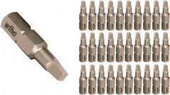 Wiha - 1/4" Drive, #2 Insert Screwdriver Bit - 25mm OAL - Benchmark Tooling