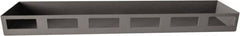 Durham - Gray, Steel, Cabinet Shelf - 18" Wide x 4" Deep x 1-1/2" High Body - Benchmark Tooling